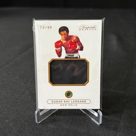 Sugar Ray Leonard Relic Card #/99