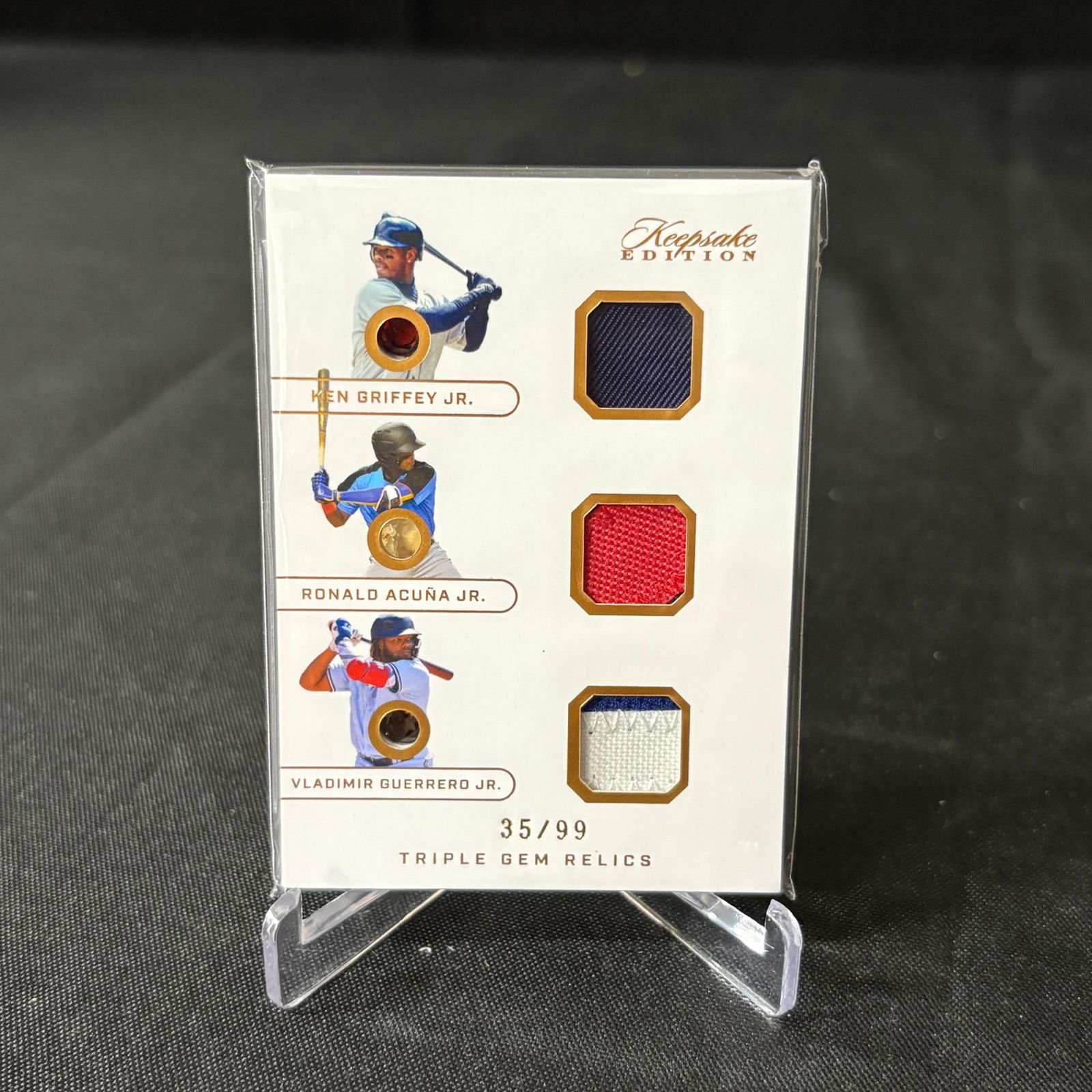 Griffey Jr. Acuna Jr. Guerrero Jr. Triple Relic (1 of 2)