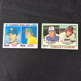 Nolan Ryan Topps Baseball Cards