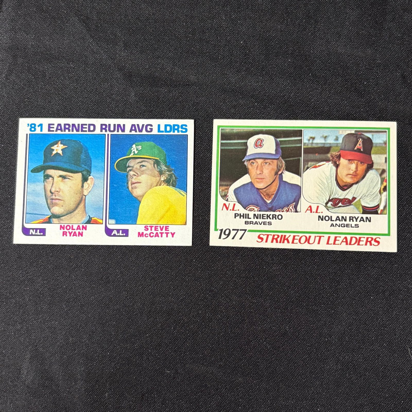 Nolan Ryan Topps Baseball Cards (1 of 2)