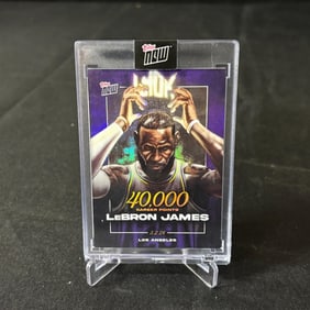 Topps Now LeBron James 40k Points Card