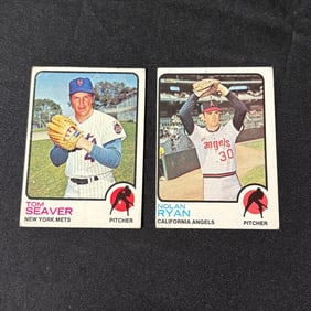 Tom Seaver, Nolan Ryan 1973 Topps