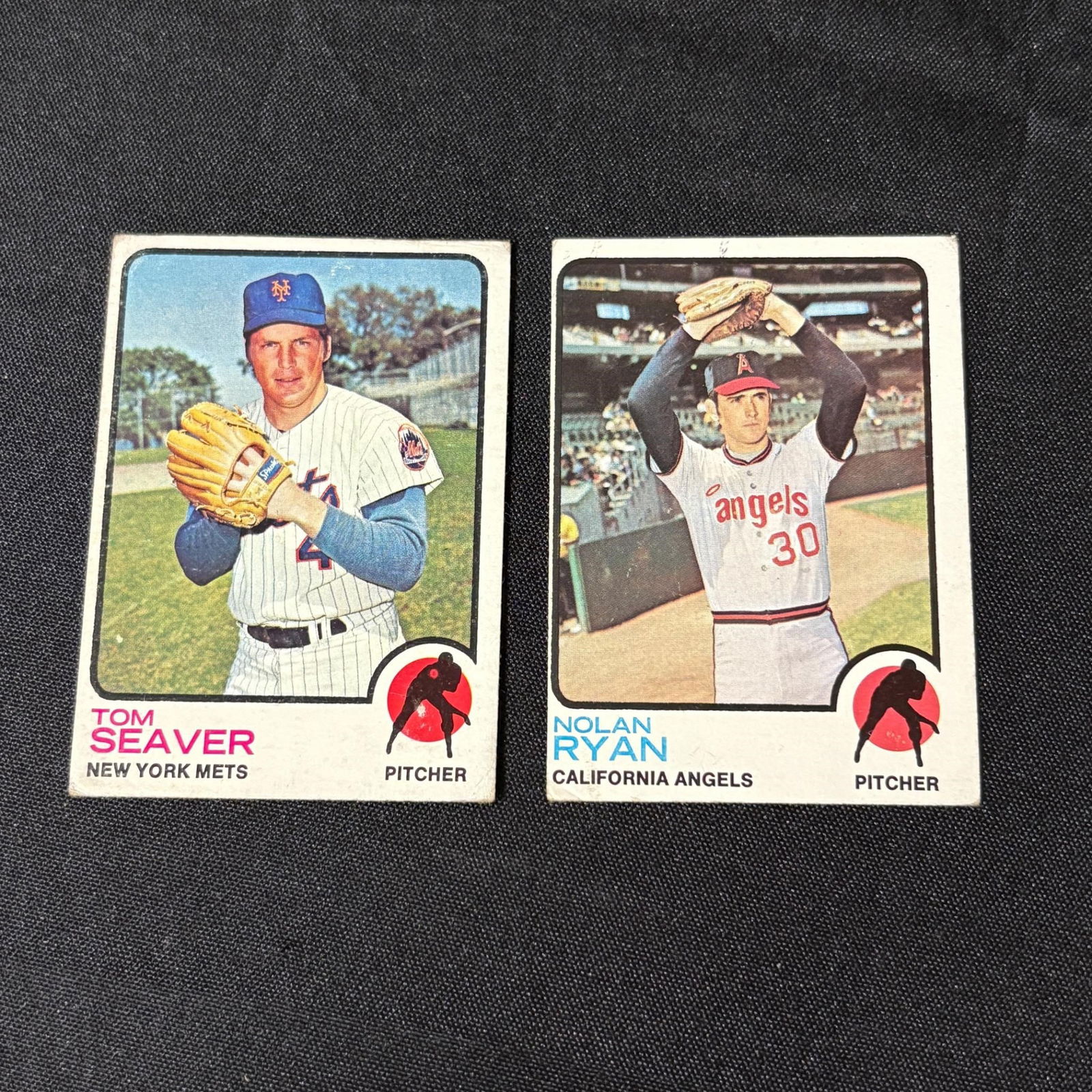 Tom Seaver, Nolan Ryan 1973 Topps (1 of 2)