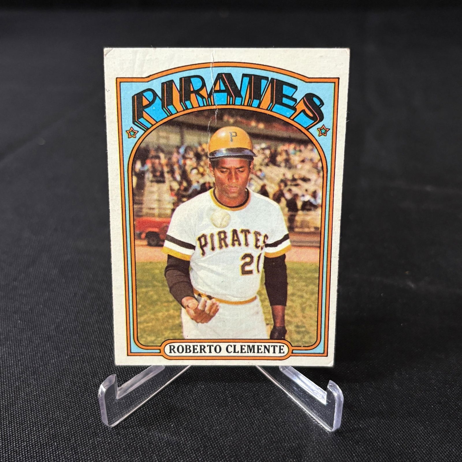 Roberto Clemente 1972 Topps #309 Baseball Card (1 of 2)