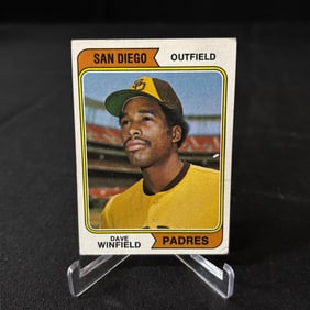Dave Winfield Rookie #456 Baseball Card 1974 Topps
