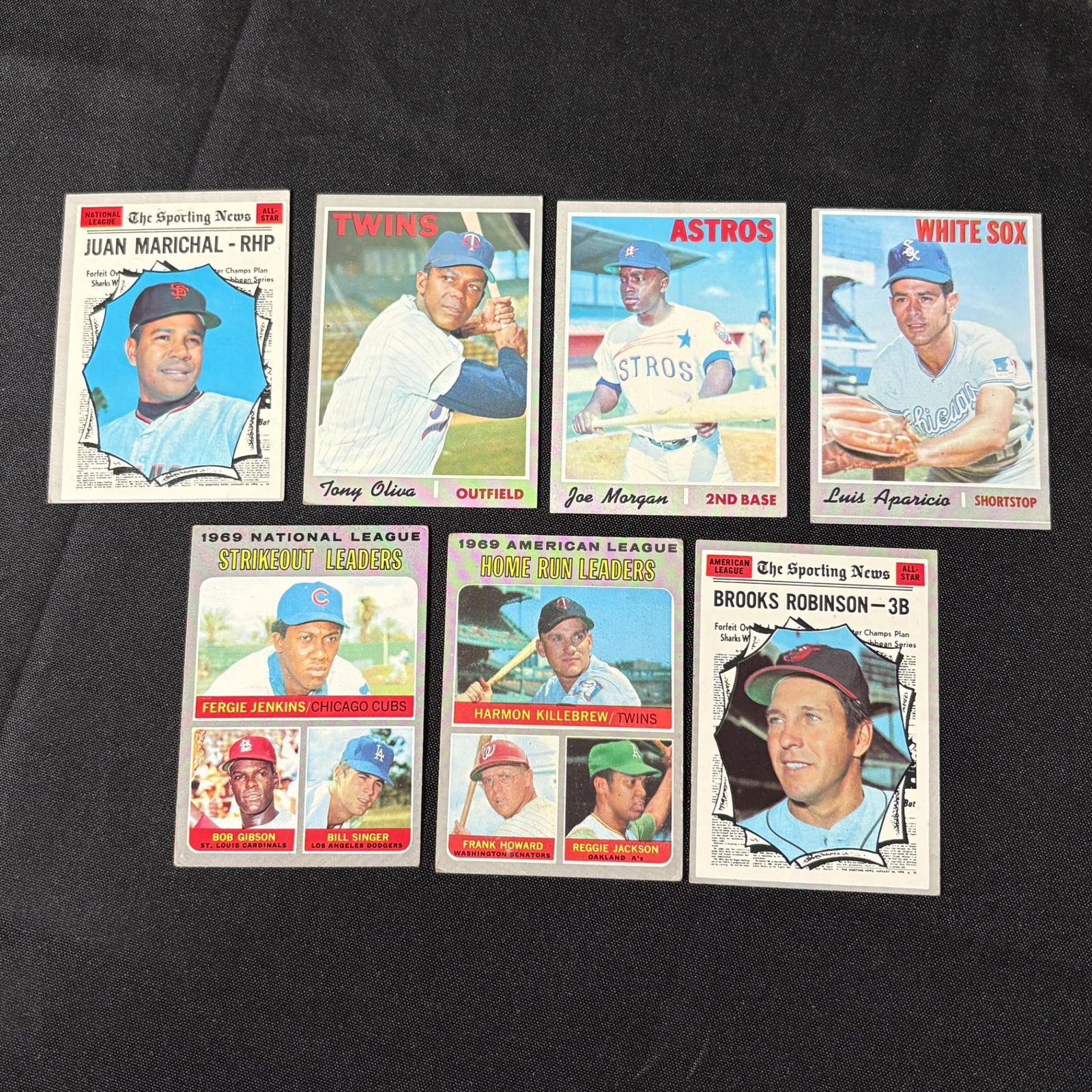 1970 Topps Baseball Cards, HOF (1 of 2)