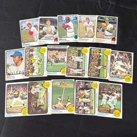 1973 Topps Baseball Cards, World Series Cards
