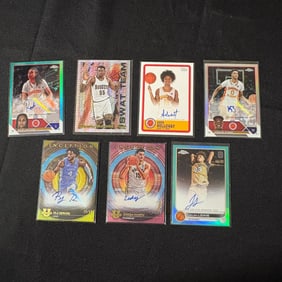 Autographed Basketball Card lot