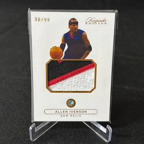 Allen Iverson Gem Relic Card #/99