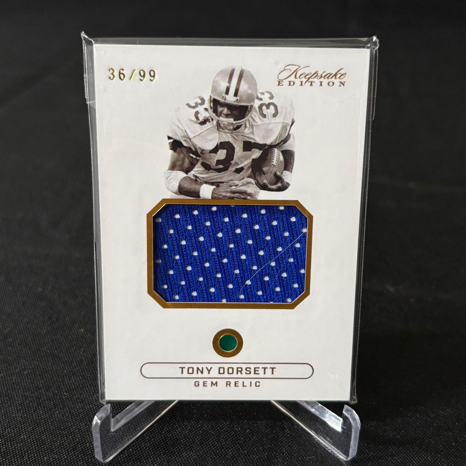 Tony Dorsett Gem Relic Card #/99 (1 of 2)