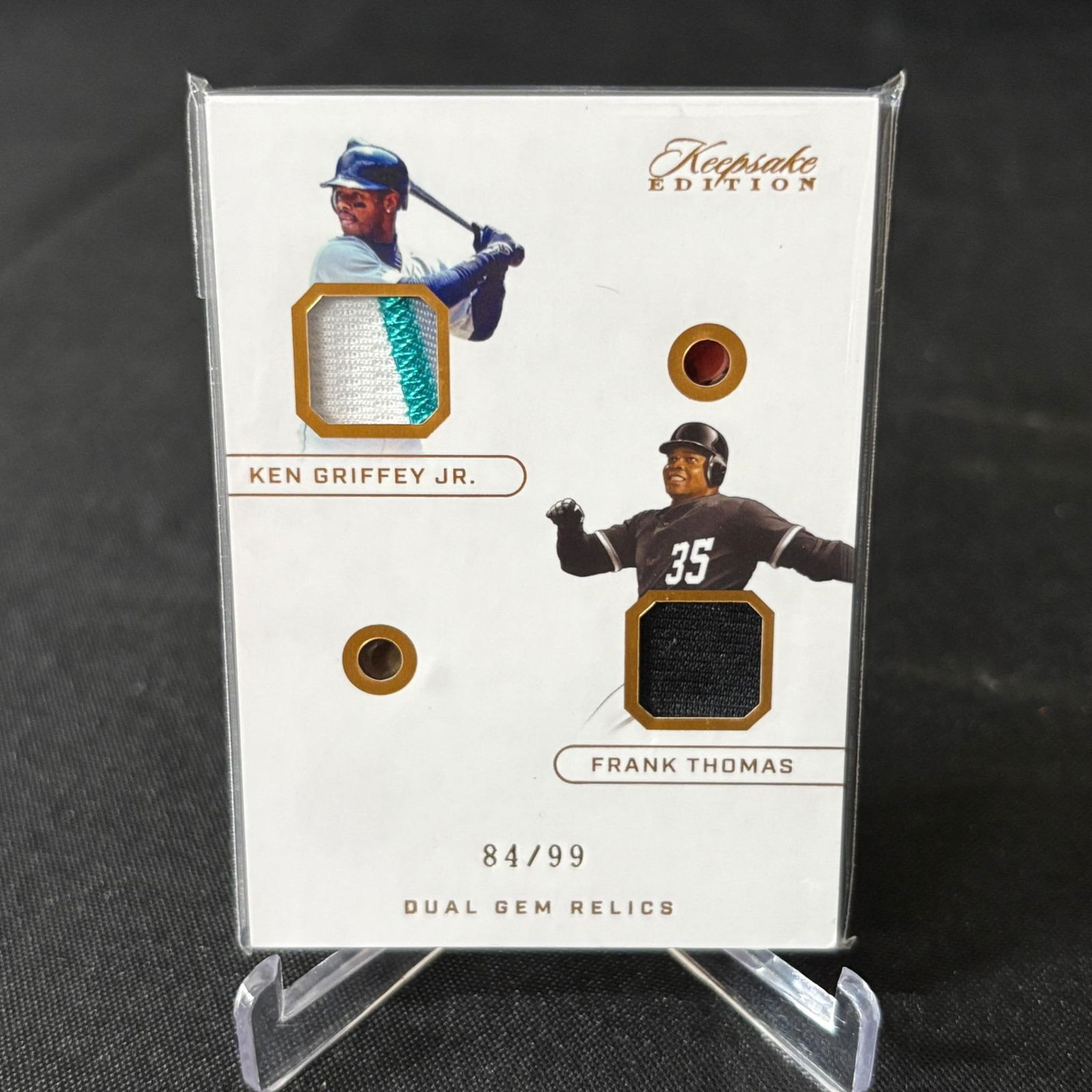 Ken Griffey Jr. Frank Thomas Relic Card #/99 (1 of 2)