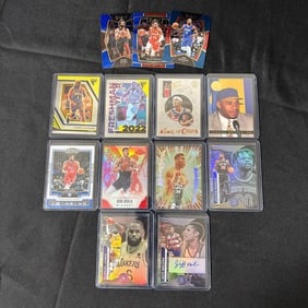 Modern Baskebtall Cards, Lebron James, Malone Auto