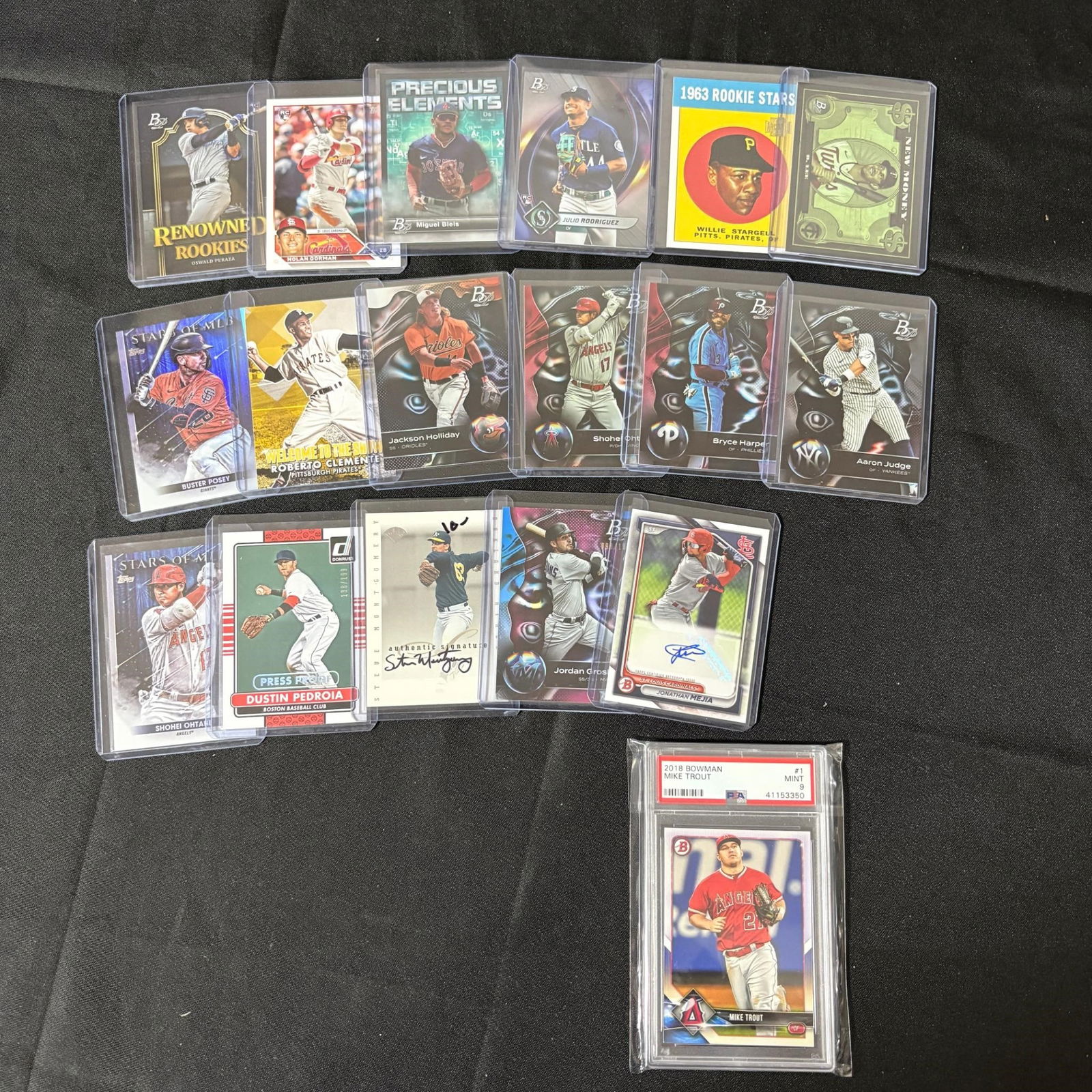 Baseball Cards, Autos, PSA 9 Mike Trout (1 of 5)