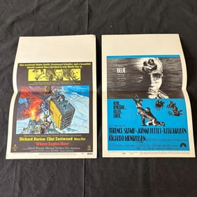 Where Eagles Dare, Blue Original Window Posters