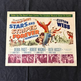 Stars and Stripes Forever Original 1953 Lobby Card