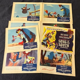 Song of the South 1956 R Original Lobby Cards (8)