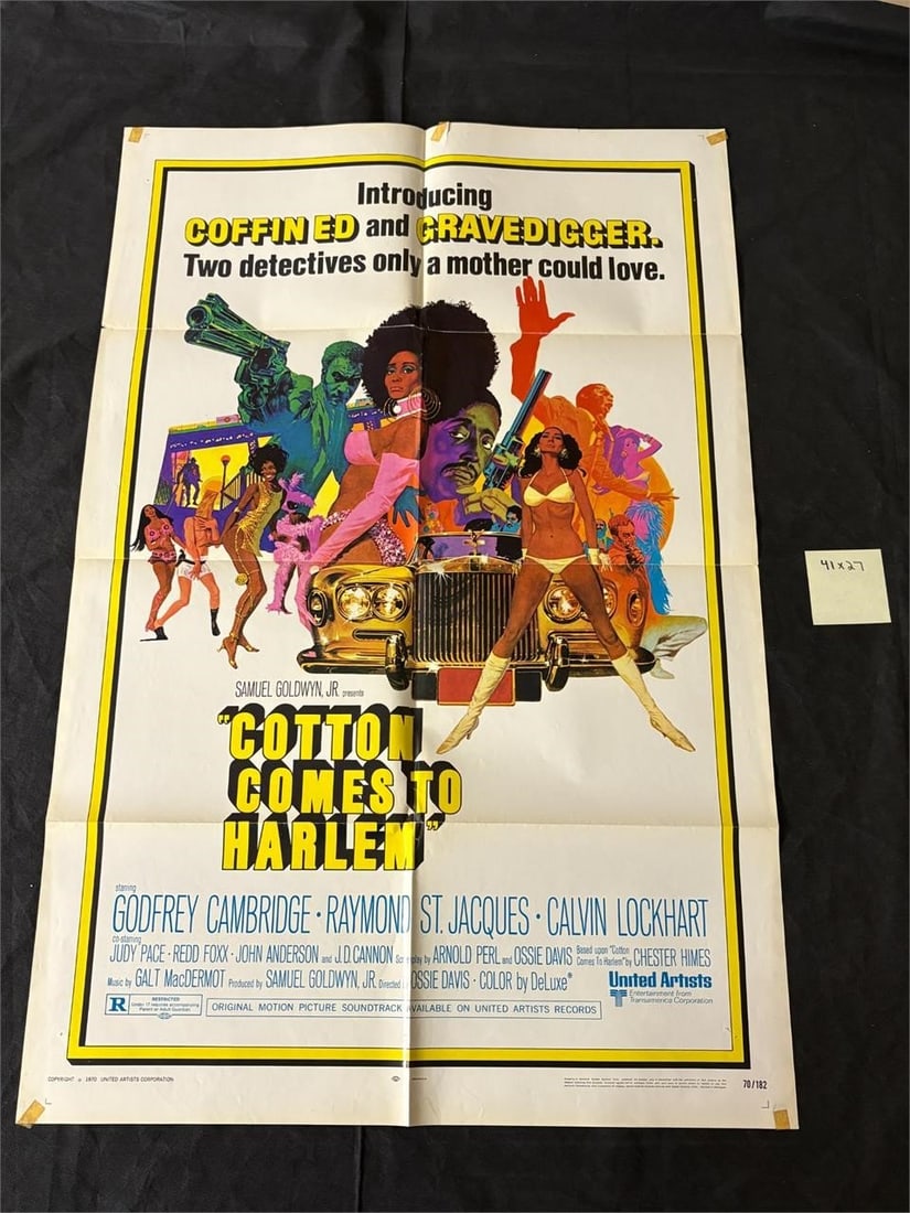Cotton Comes to Harlem Original 1970 One Sheet (1 of 3)