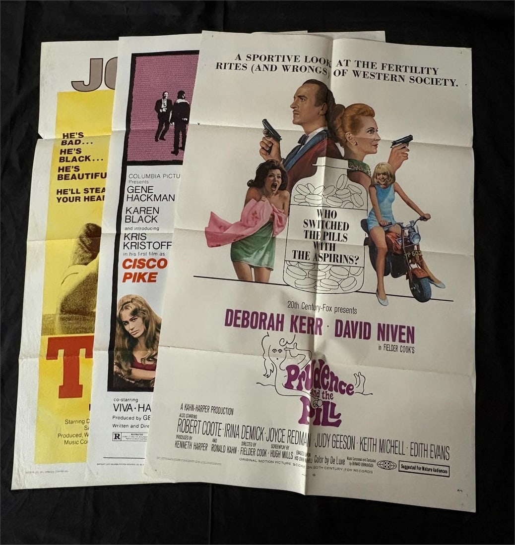 Original Vintage Movie Posters, Cisco Pike + (1 of 3)