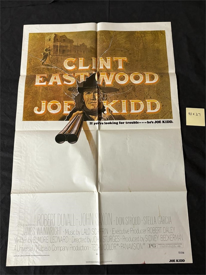 Joe Kidd Original 1972 One Sheet (1 of 3)