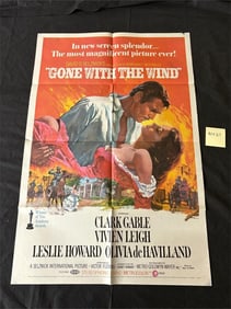 Gone With the Wind 1968 R Original One Sheet