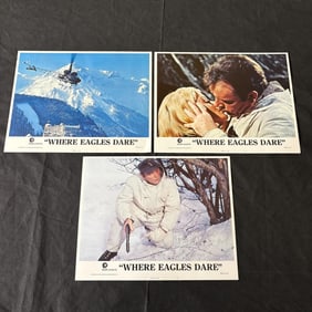 Where Eagles Dare Original 1975 Lobby Cards