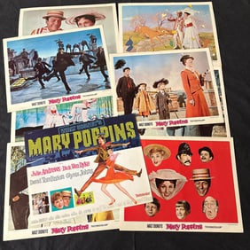 Mary Poppins Original 1964 Lobby Card Set (9)
