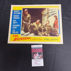 Robert Wagner Signed Lobby Card, JSA COA