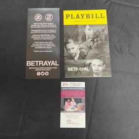 Tom Hiddleston, Charlie Cox, Ashton Sig Playbill