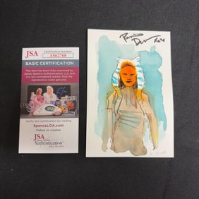 Rosario Dawson Signed Original Ashoka Art JSA COA