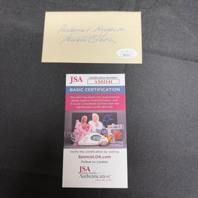 Buster Crabbe Signature, JSA COA