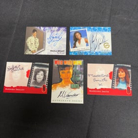 Sci-Fi Actress Autograph Cards
