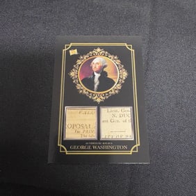 George Washington Double Relic Card
