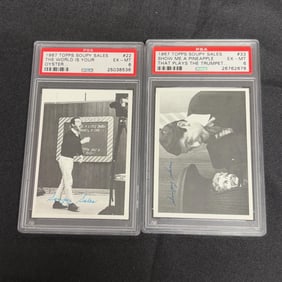 PSA 6 Soupy Sales 1967 Topps Cards