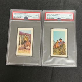 PSA 9 Rin tin tin Cadet Sweets Cards