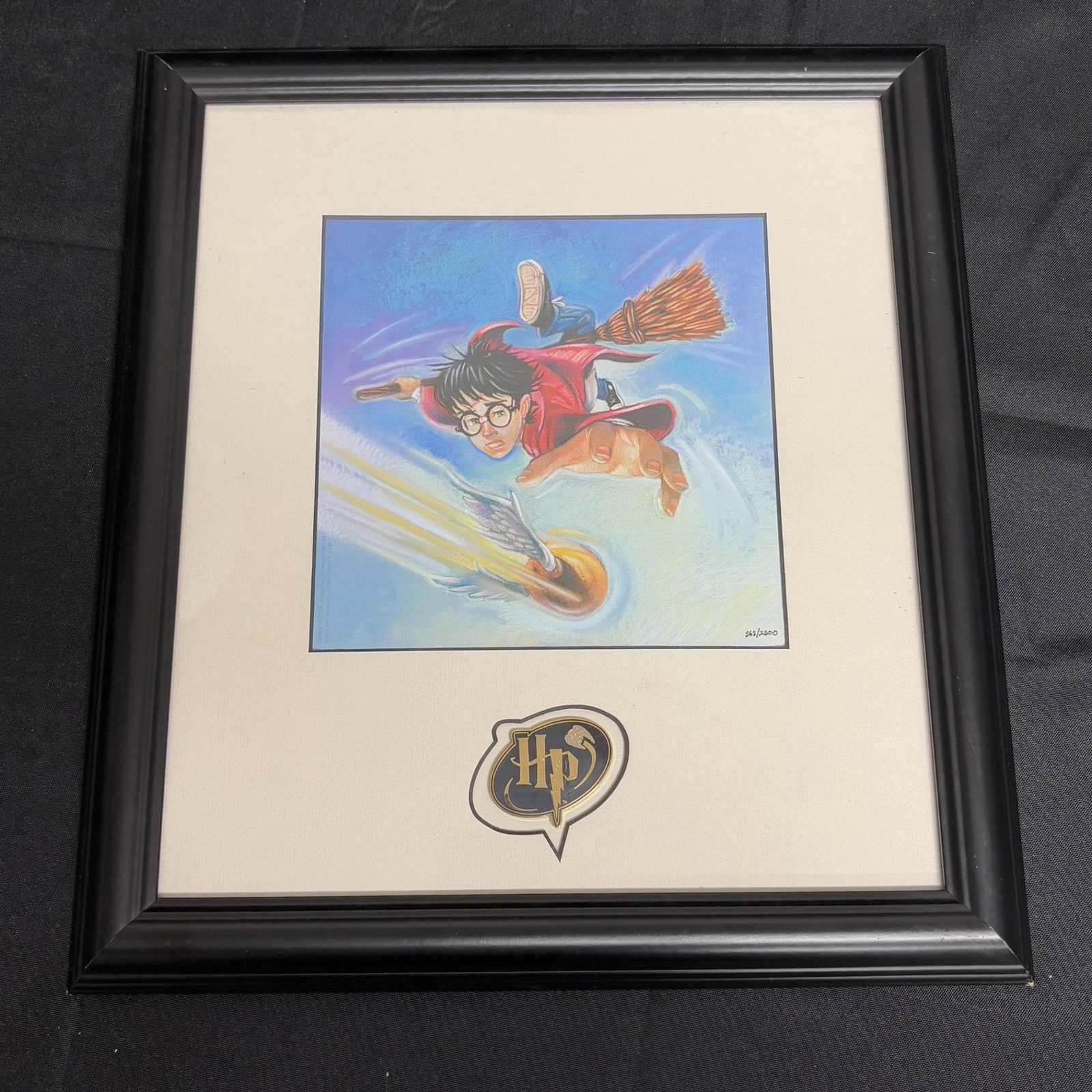 Harry Potter Commemorative Litho and Pin Lim Ed: All items are sold as is. Please look at pictures carefully to determine what you believe are the condition of each lot. By choosing which card to use to register to bid, you authorize us to use the c