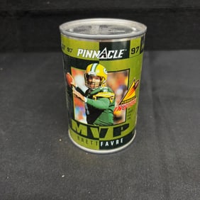 Brett Farve Football Pinnacle MVP Can Sealed
