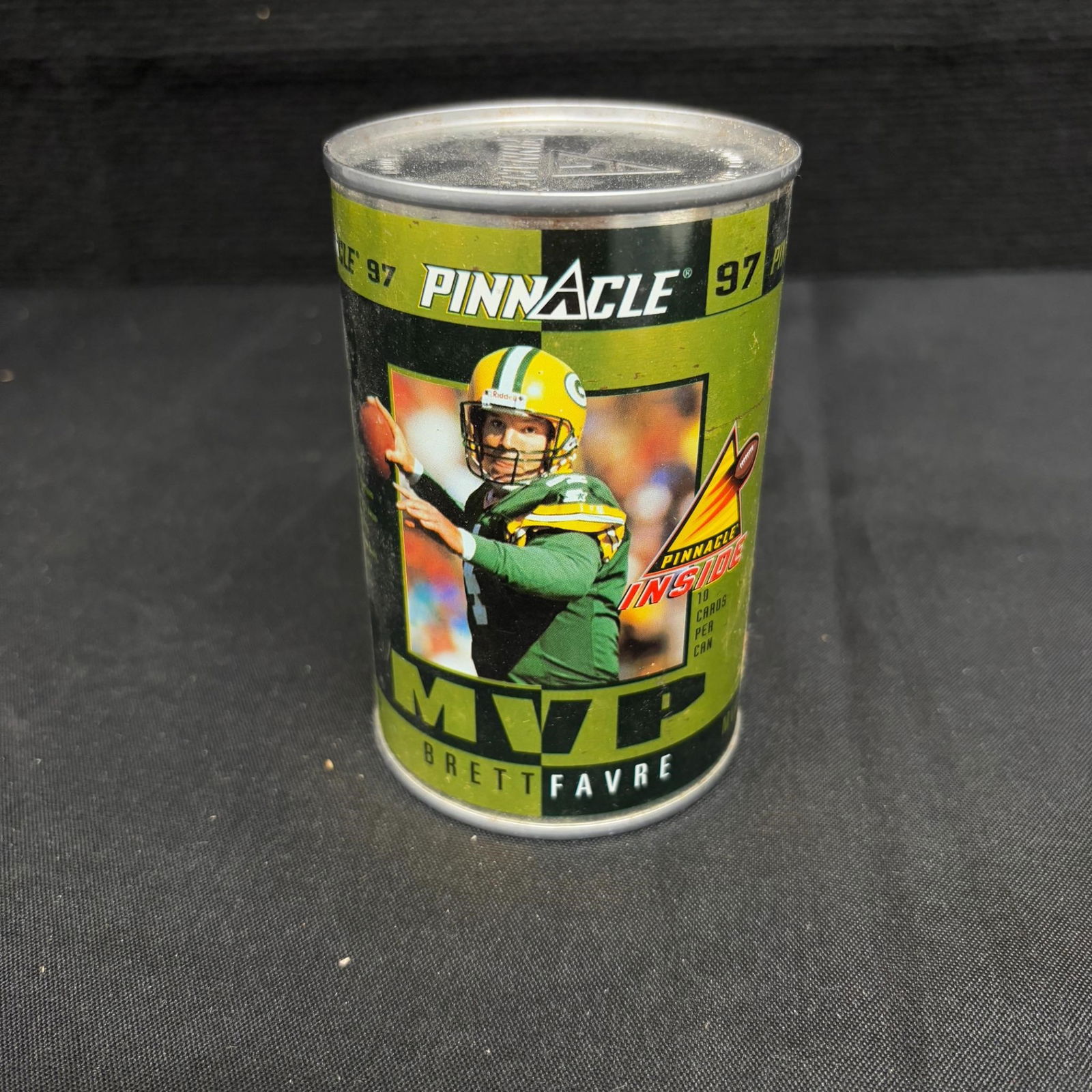 Brett Farve Football Pinnacle MVP Can Sealed (1 of 3)