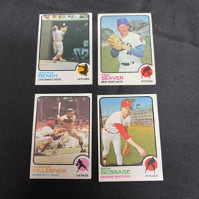 1973 Topps Johnny Bench, Tom Seaver +