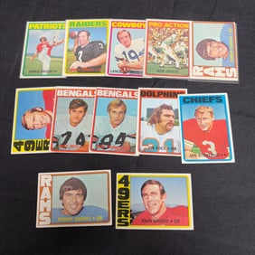 1972 Topps Football Cards