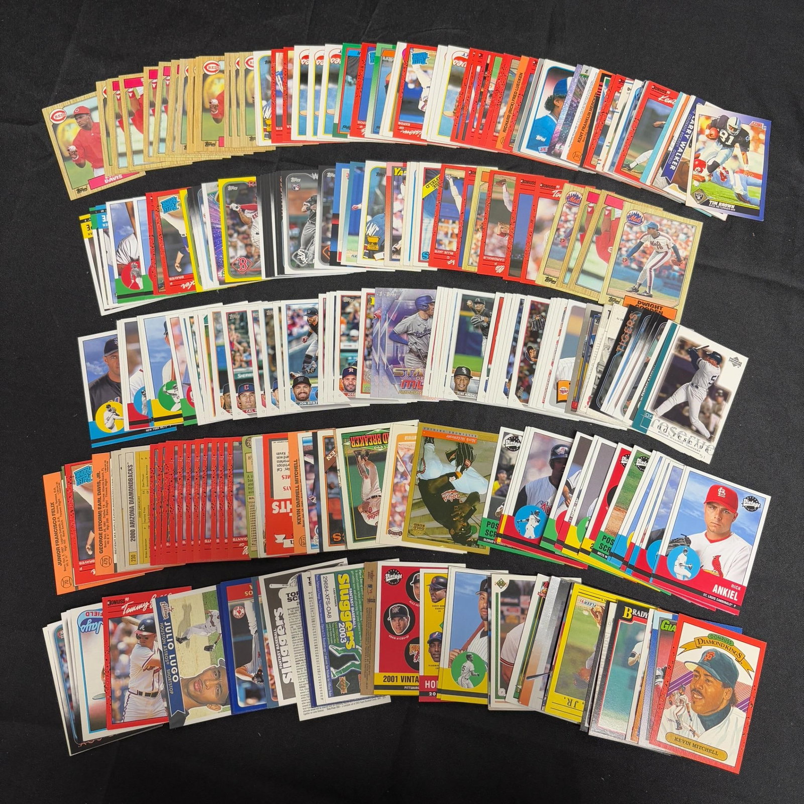 Mix lot of baseball cards, 80s-Modern: All items are sold as is. Please look at pictures carefully to determine what you believe are the condition of each lot. By choosing which card to use to register to bid, you authorize us to use the c
