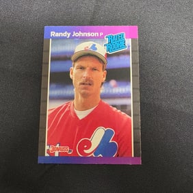 Rookie Card 1989 Donruss HOF Randy Johnson
