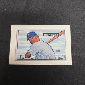 1989 Bowman HOF Mickey Mantle Card