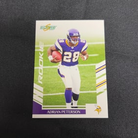 Rookie Card 2007 Score Adrian Peterson