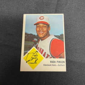 1963 Fleer Vada Pinson Card