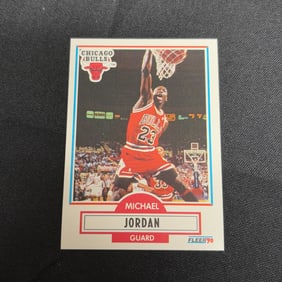1990 Fleer HOF Michael Jordan Card