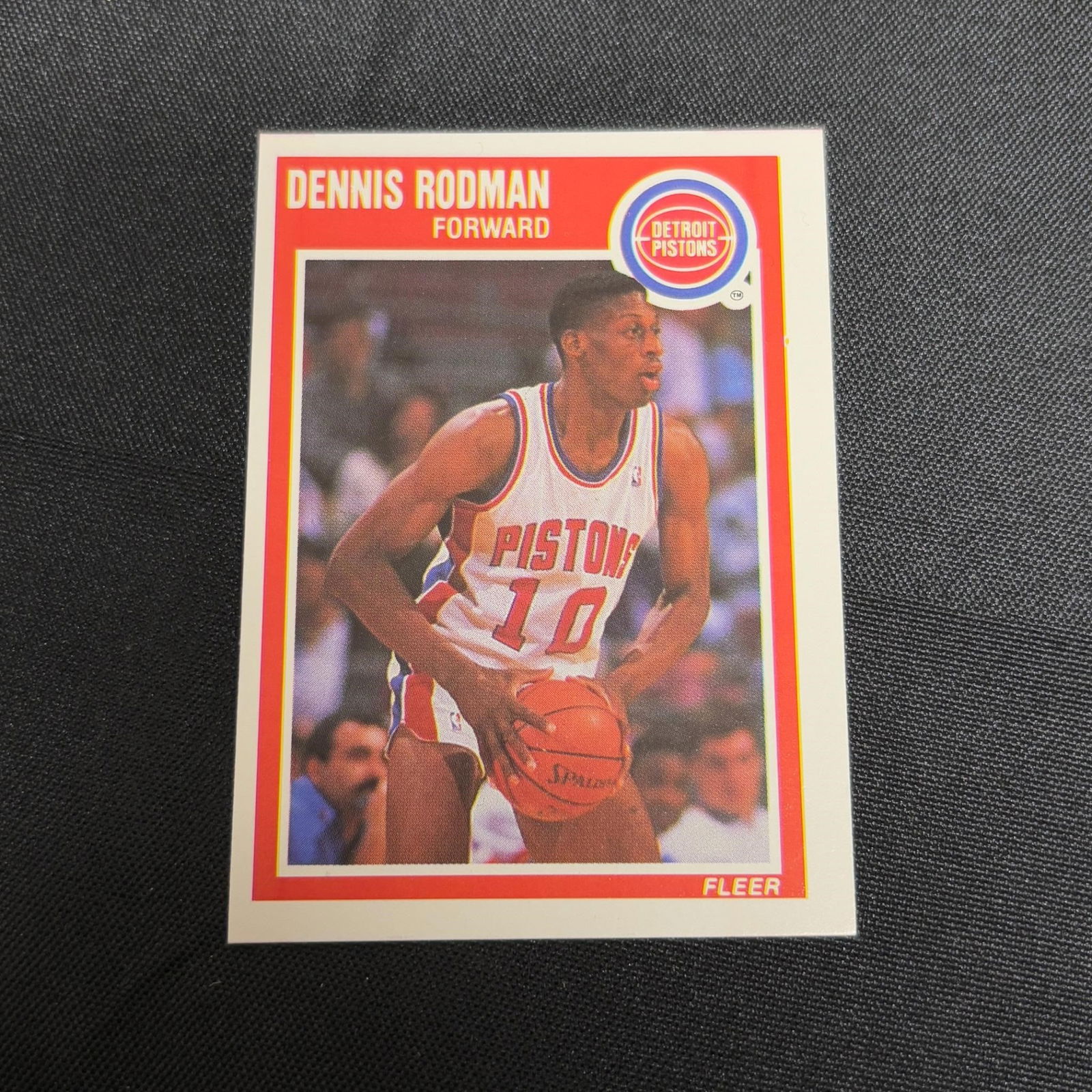 2nd Yr Card 1989 Fleer HOF Dennis Rodman (1 of 2)