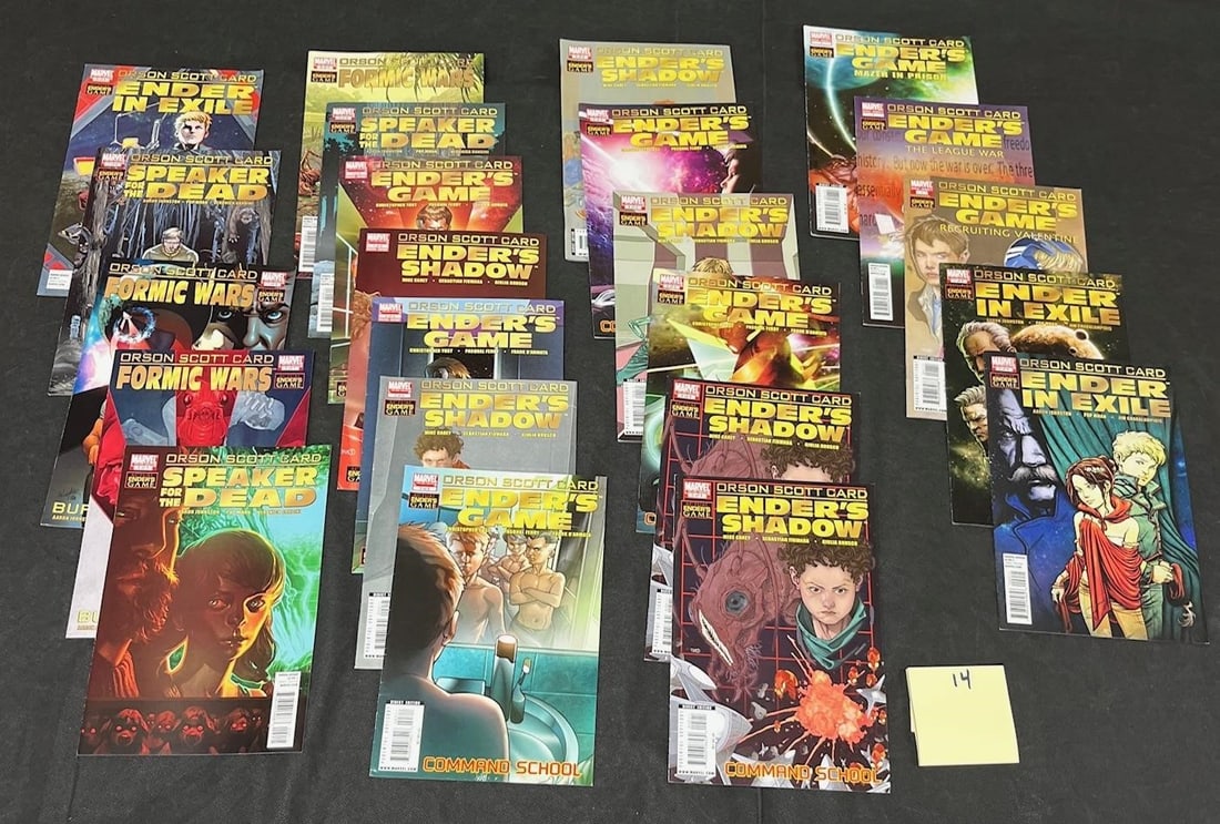 Orson Scott Card Enders Game + Marvel Comics (1 of 1)