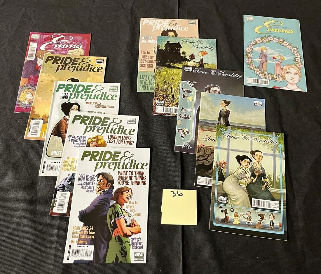 Pride & Prejudice, Emma + Modern Marvel Comics (1 of 1)