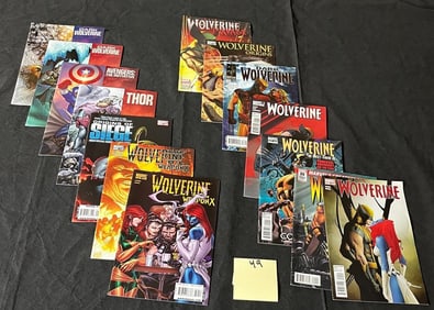 Thor, Wolverine + Modern Marvel Comic Books