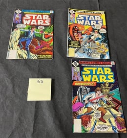Star Wars 10, 11, & 12 Marvel Bronze Age Comics